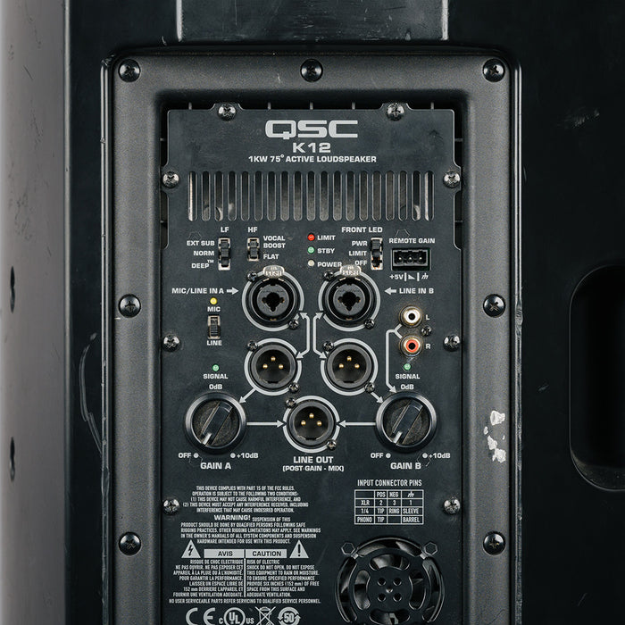 QSC K12.2 2,000-watt 12-inch Powered Speaker