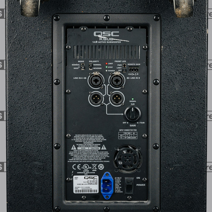 QSC KSub 1000W Dual 12" Powered Subwoofer