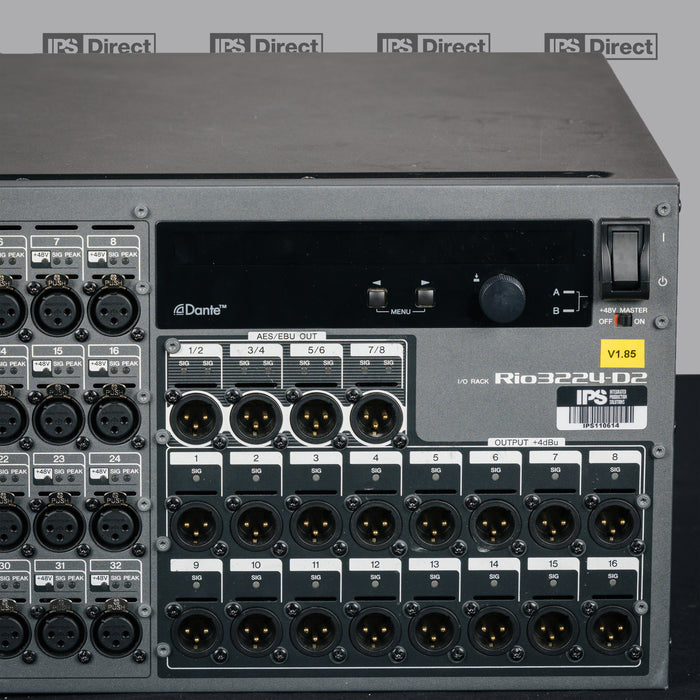 Yamaha Rio3224-D3 32-input/24-output Dante Stage Box